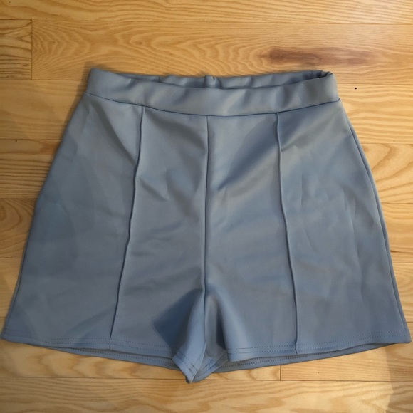 3 FOR $36 ‼️ NWT | PrettyLittleThing Blue Shorts - Picture 3 of 5